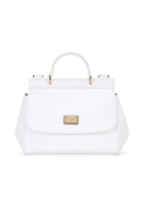 Borsa Mini Sicily In Pelle Bianca DOLCE & GABBANA KIDS | EB0003-A106787682
